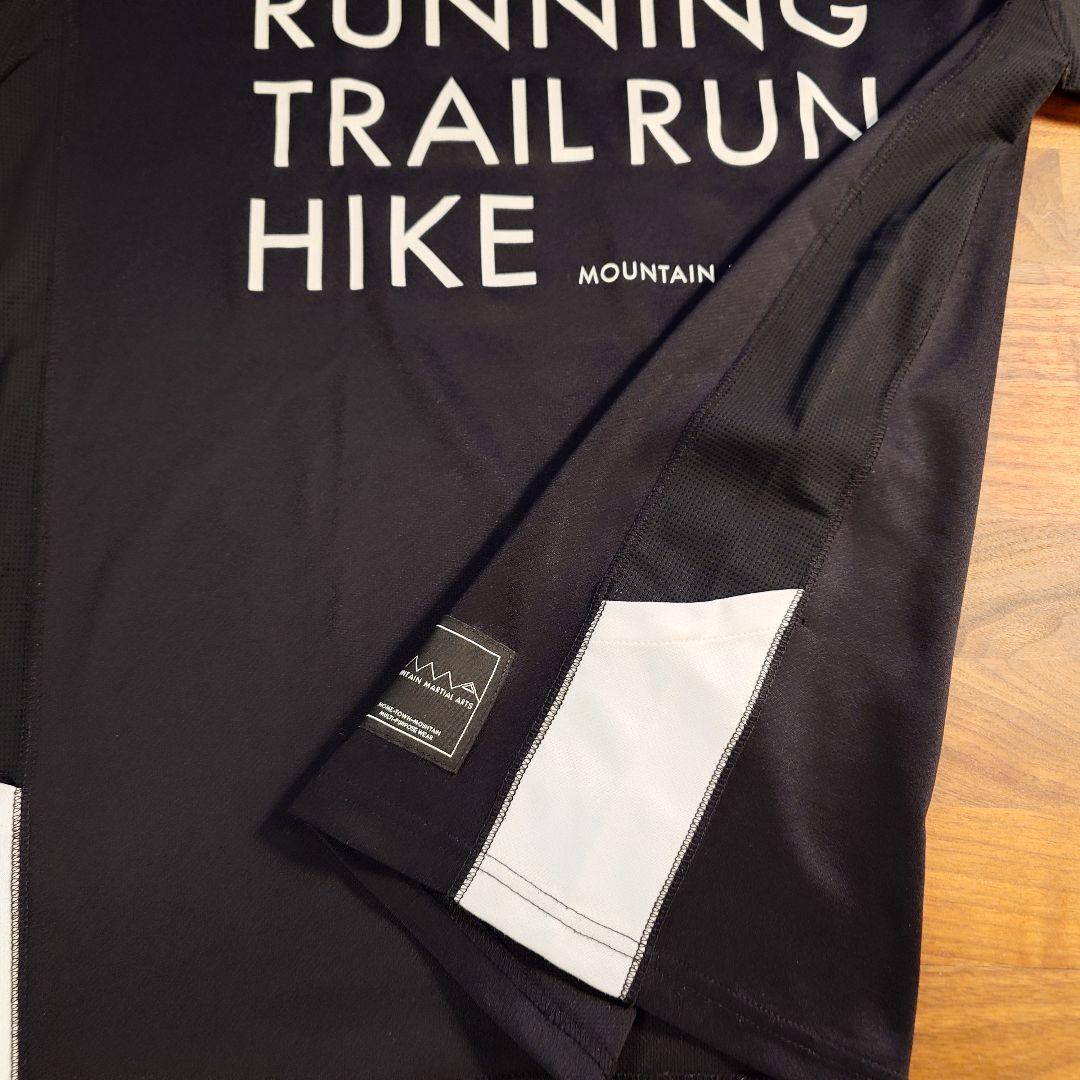 MMA RUN TRAILRUN HIKE Tee Black Mサイズ