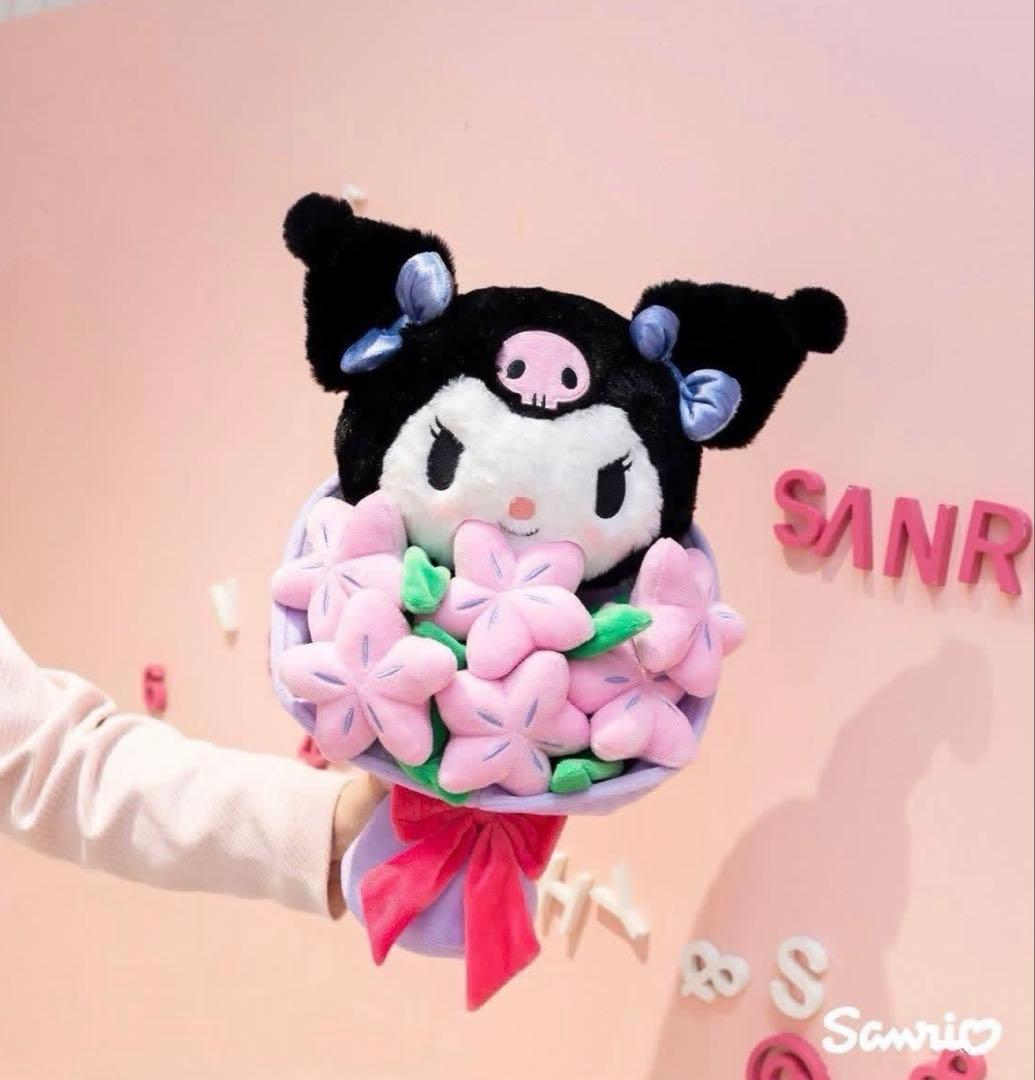 タイ限定　サンリオ ぬいぐるみブーケ ハローキティ マイメロディ クロミ