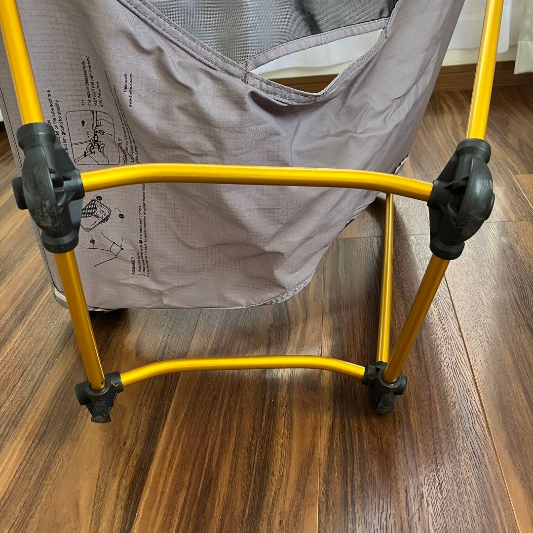 Helinox メッシュアウトドアチェア グレー グランドチェア