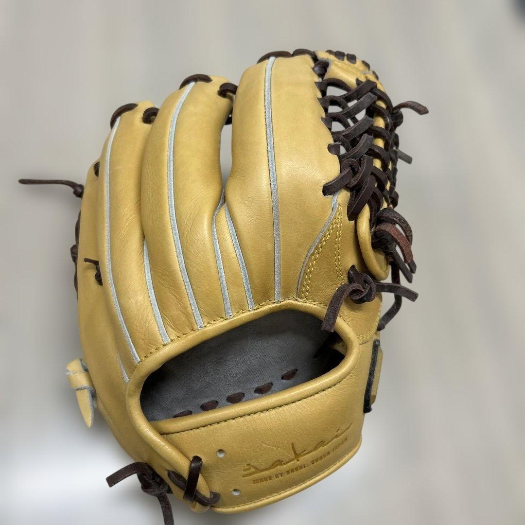 【サカイ】ミツワタイガーイエロー 硬式グローブ 内野手用