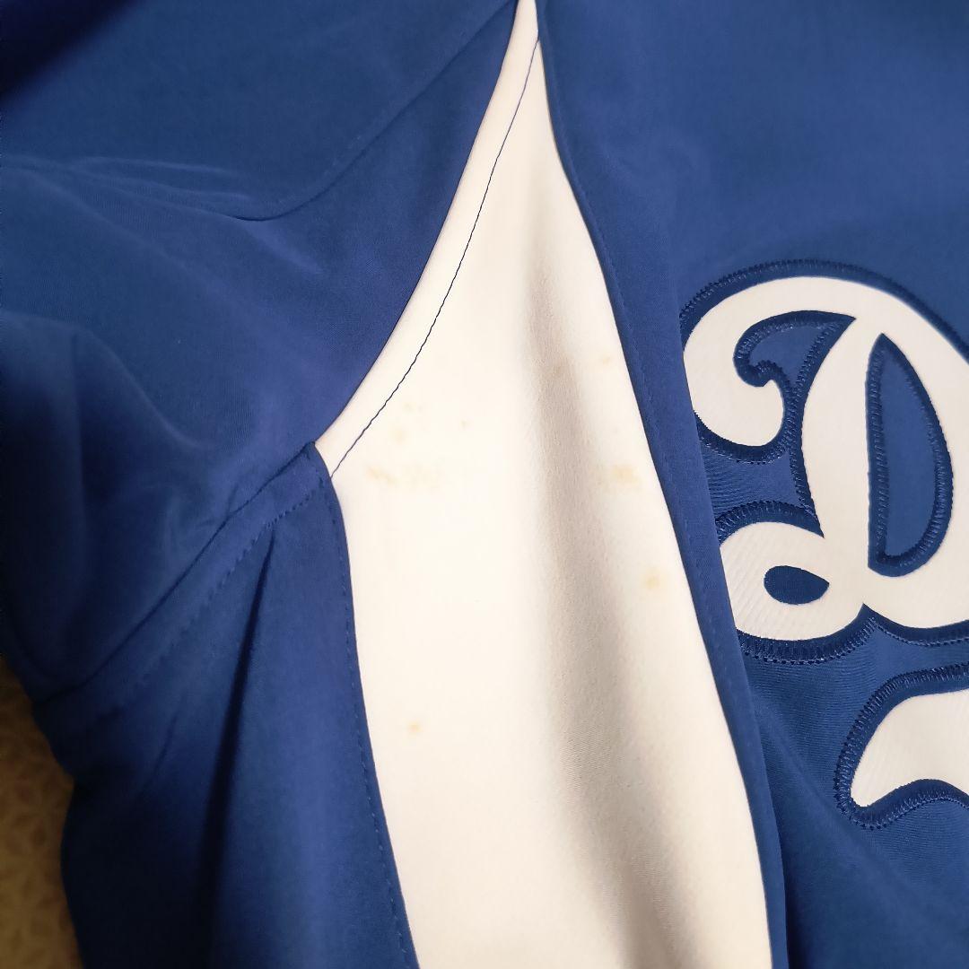 Dodgers 青 ジップアップジャケット