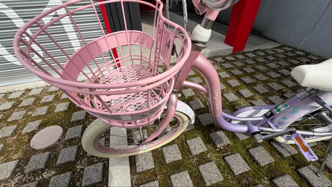 【極美品】メゾピアノ 自転車 18インチ 補助輪付き（2023年購入）
