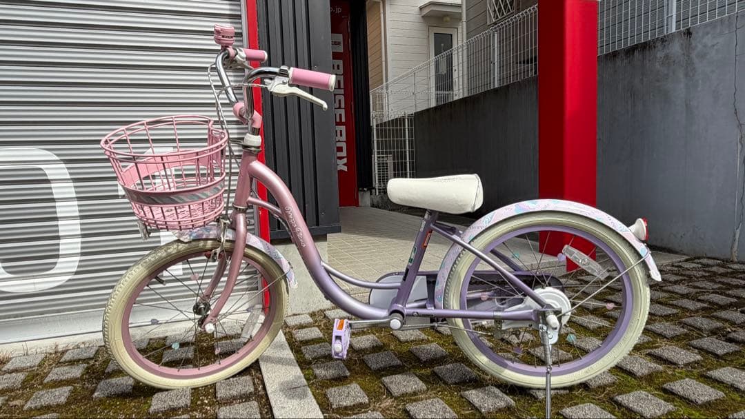 【極美品】メゾピアノ 自転車 18インチ 補助輪付き（2023年購入）