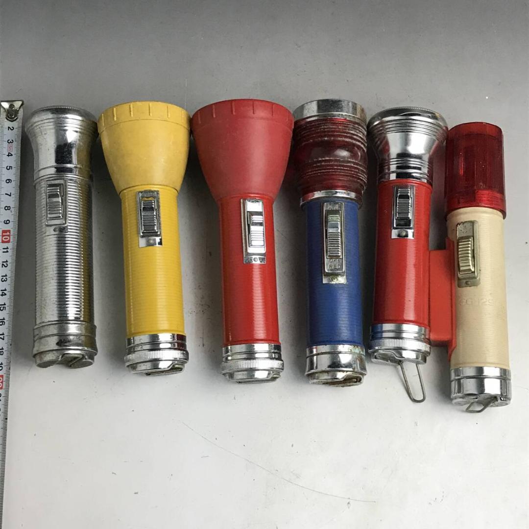 昭和レトロ 懐中電灯 まとめて 18点 スチール アルミ デッドストック