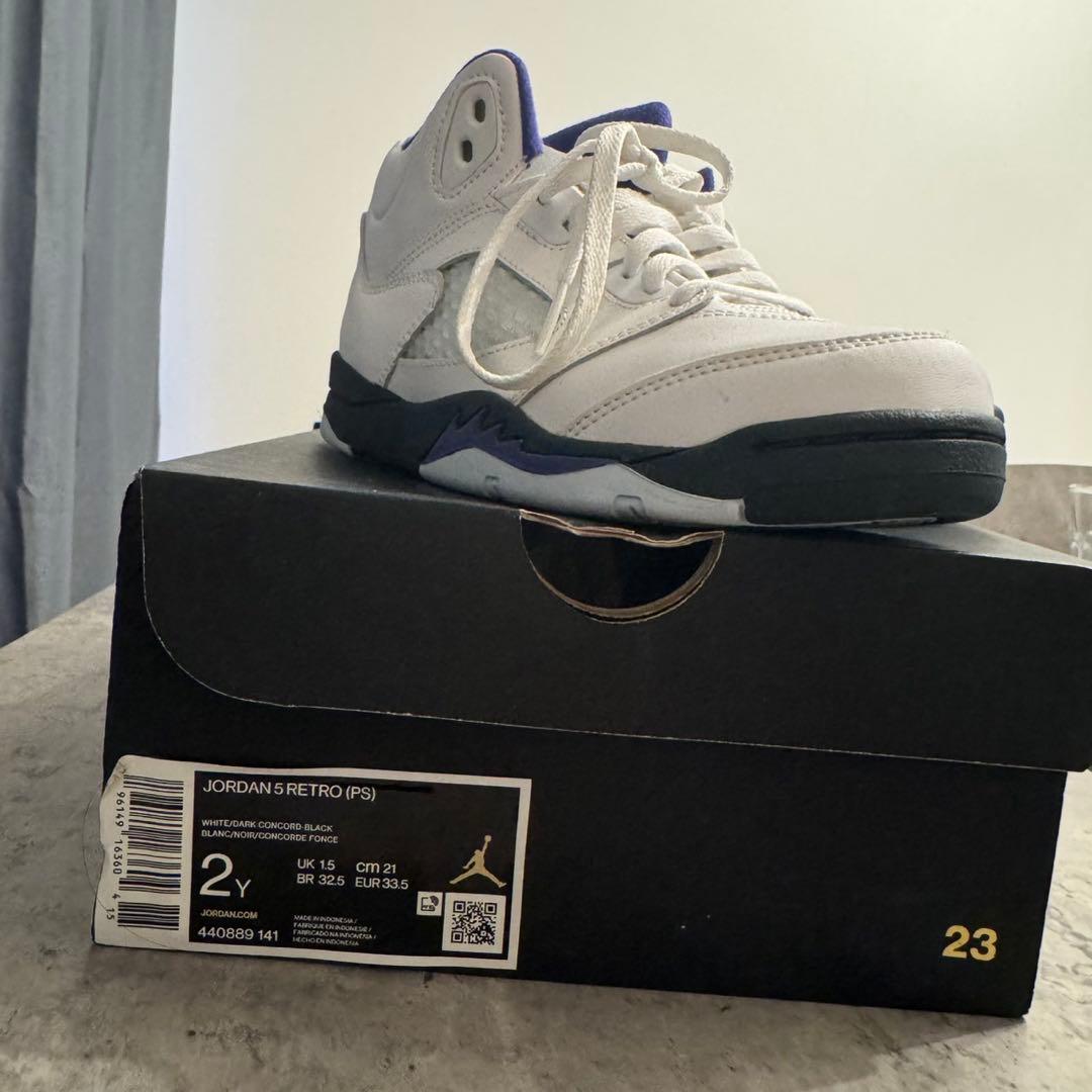 【21cm】屋内使用のみJordan 5 RETRO 子供用