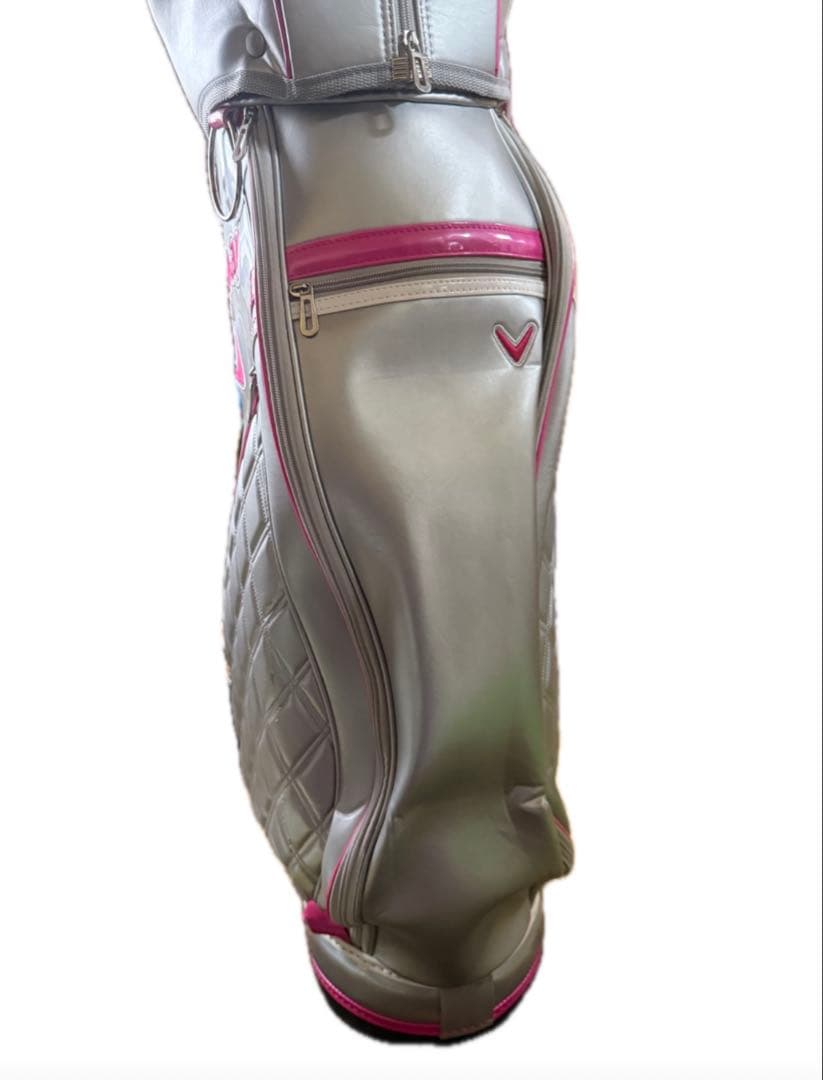 Callaway キャロウェイ キャディバッグ ゴルフバッグ ピンク シルバー