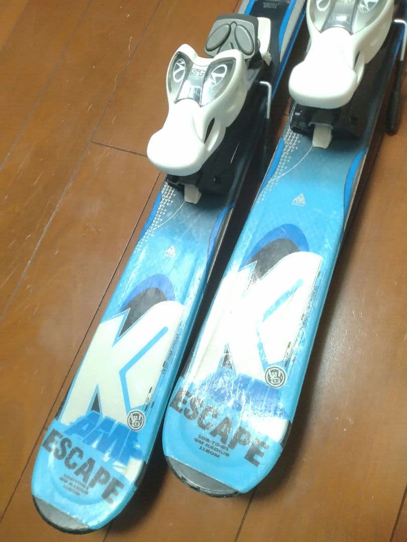 【Jr・キッズ☆】112cm　Ｋ２スキー板セット♪　送料無料！