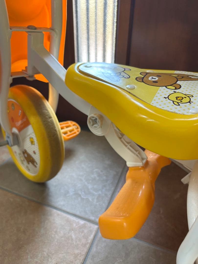 リラックマ 三輪車 黄色
