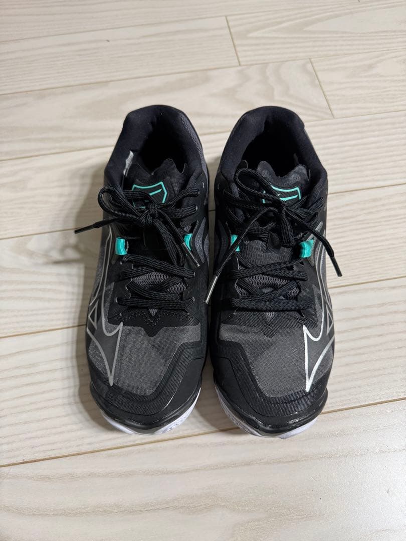 Mizuno バレーボールシューズ ブラック/ターコイズ