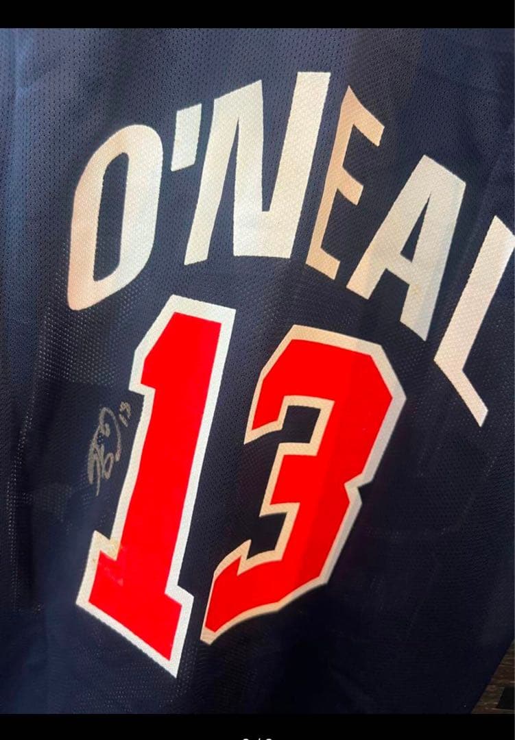 NBA USA シャキール　オニール　直筆サイン　オートグラフ