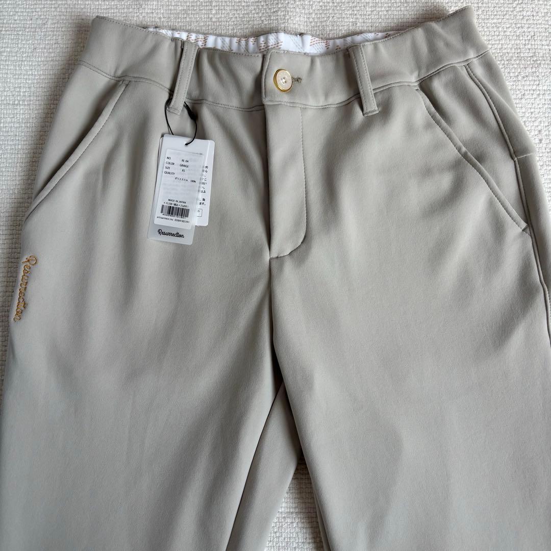 【XSサイズ】レザレクション ゴルフウェア ベーシックストレッチリブパンツ