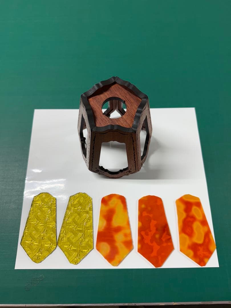 ダップルグラスシェード+交換用ガラス付き