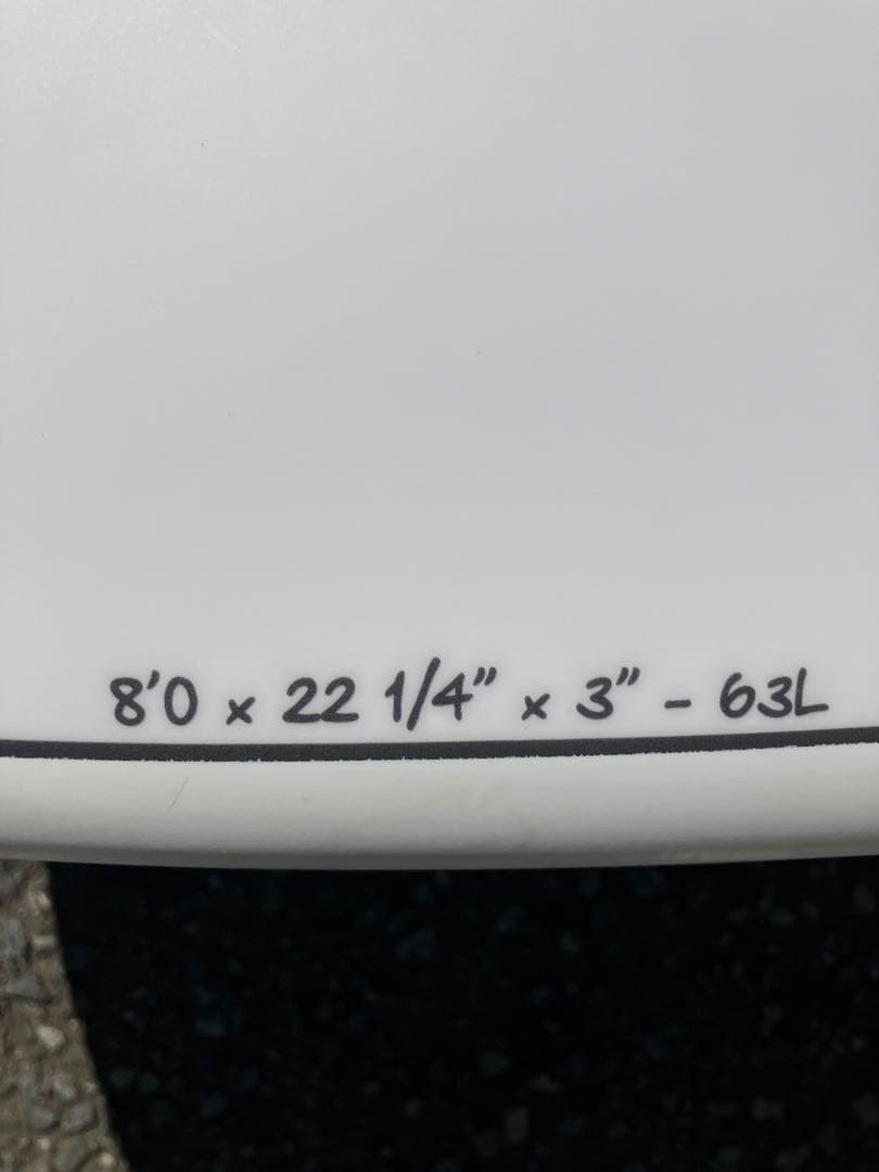TORQ CHANCHO 8’0 X-LITE 3.0 ｜1回のみ使用・ほぼ新品