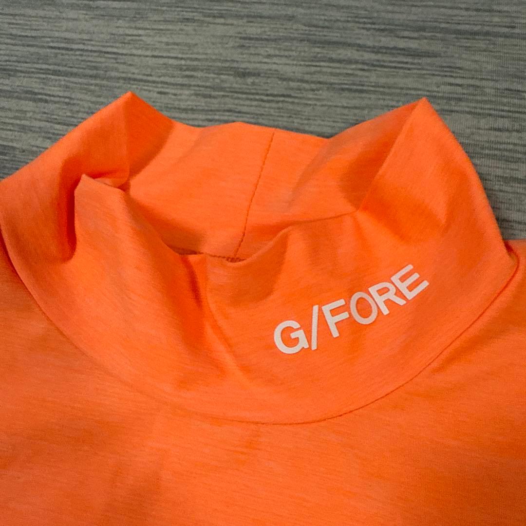 美品　G/FORE レディース　半袖モックネックシャツ