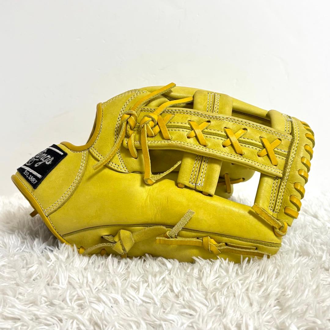 【美品】 ローリングス 一般 軟式 グラブ フラッシャー オールラウンド 右投げ