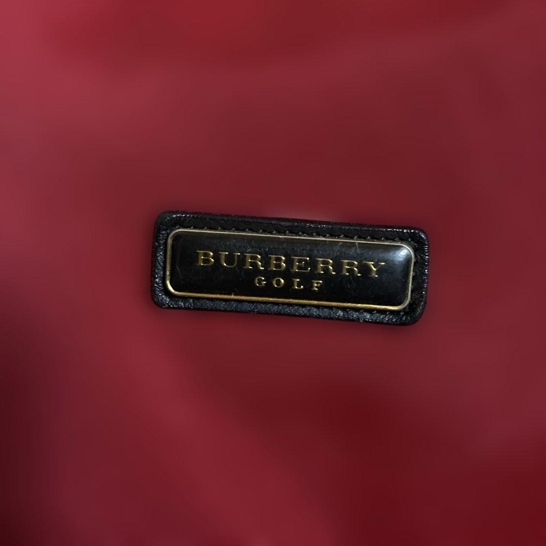 BURBERRY GOLF 赤 トートバッグ　シューズケース
