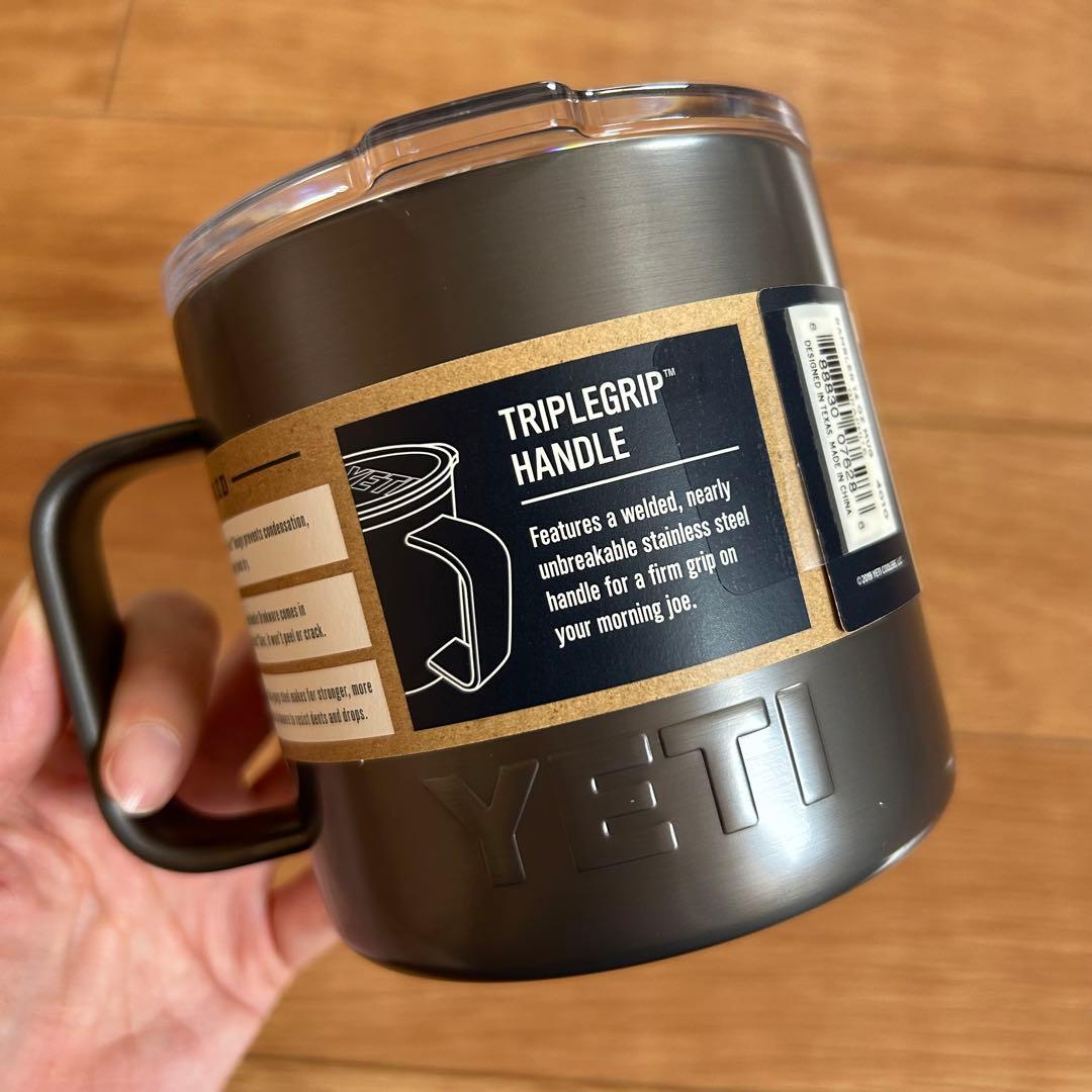 【新品未使用】YETI ランバー 14oz マグ グラファイト