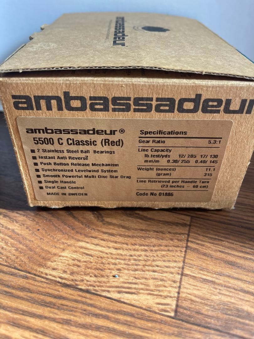 アブアンバサダー 5500C classic Red 美品
