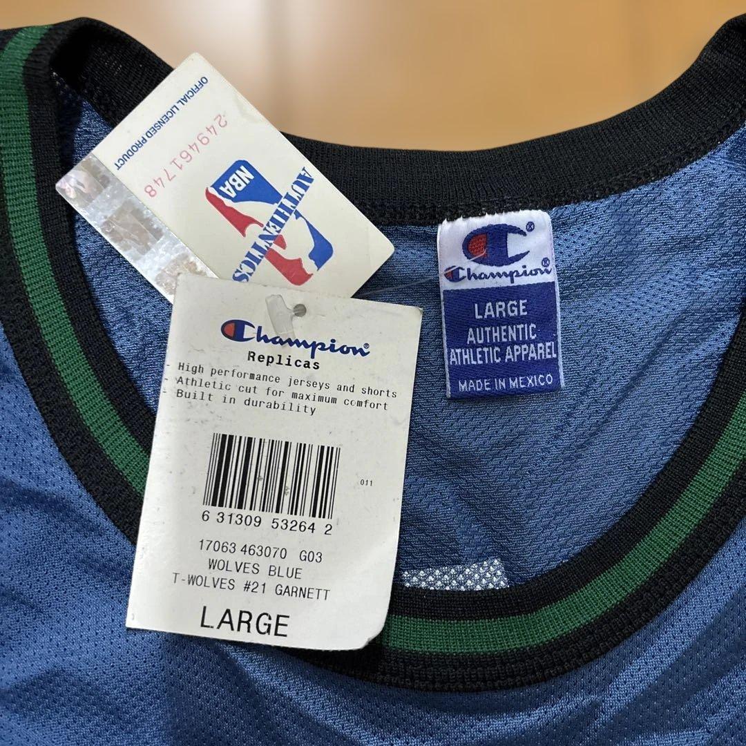 Champion Timberwolves 21番 GARNETT NBA