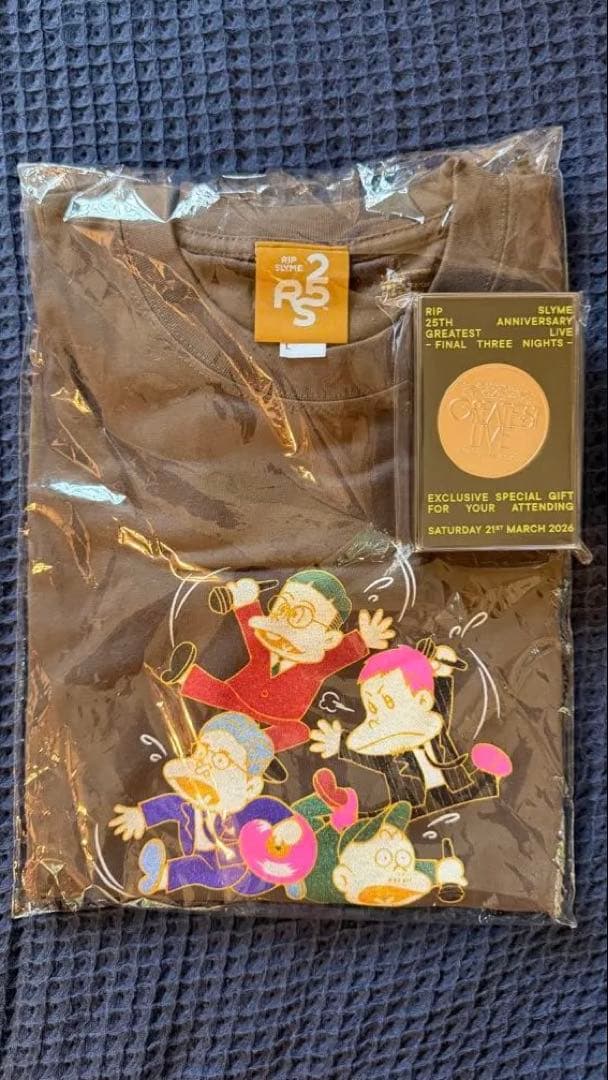 RIP SLYME GREATEST FIVE Tシャツチャコール Lサイズ