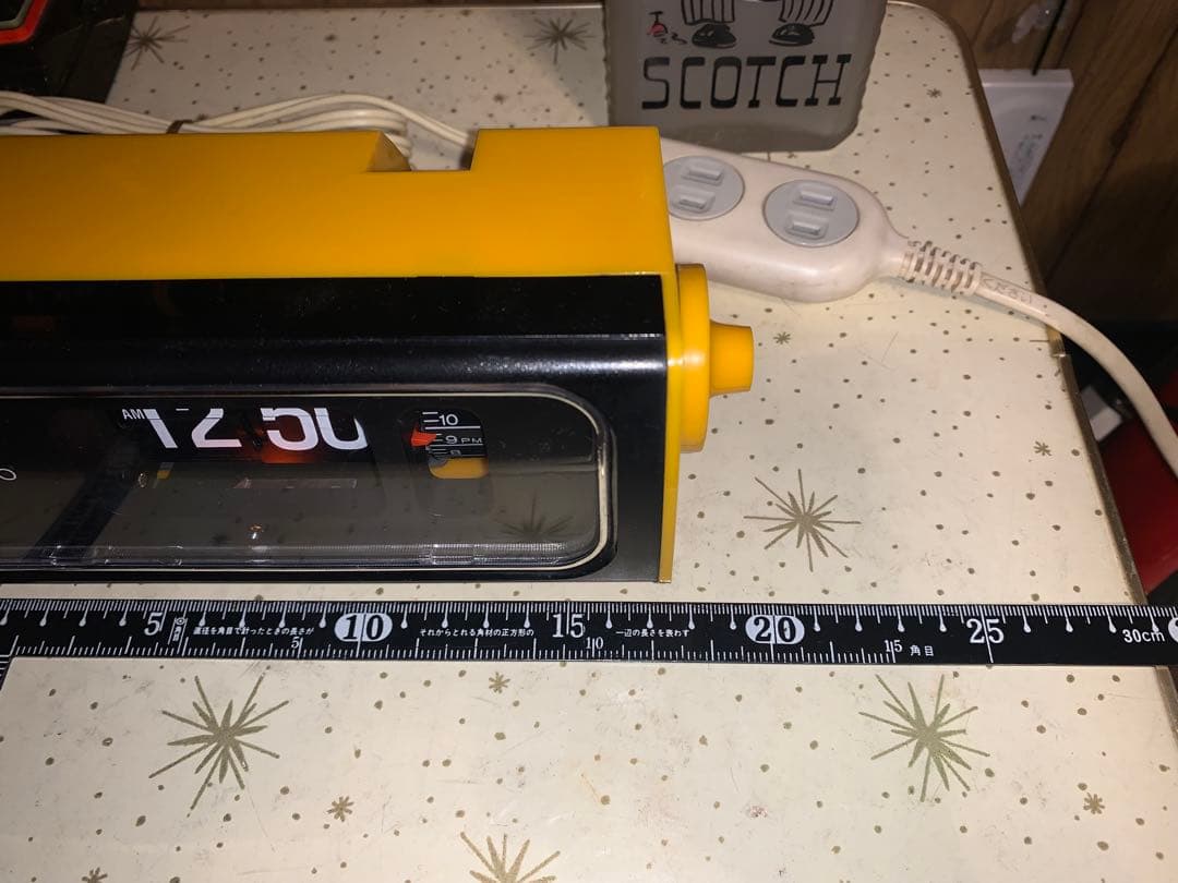昭和レトロ　動作品　セイコー　パタパタ時計　スペースエイジ　ミッドセンチュリー