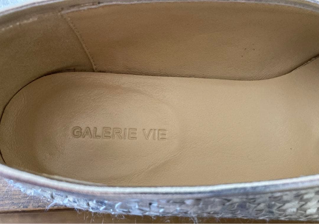GALERIE VIEメッシュフラットシューズ