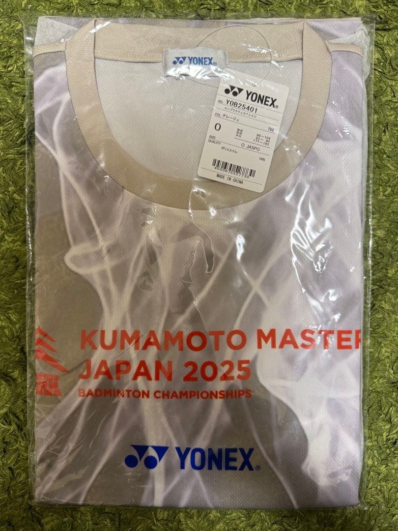 ヨネックス 熊本マスターズジャパン2025 メインTシャツ 新品未使用