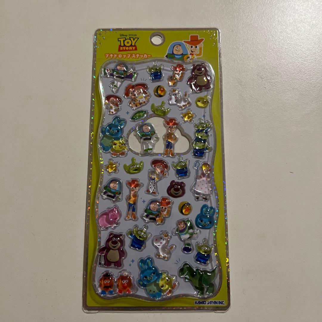 【正規品】プチドロップステッカー　ディズニー　マリーちゃんたまごっち等6枚セット