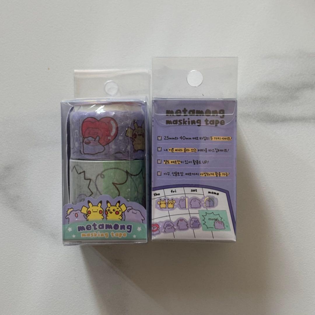メタモン　韓国popup限定　シール　6点セット