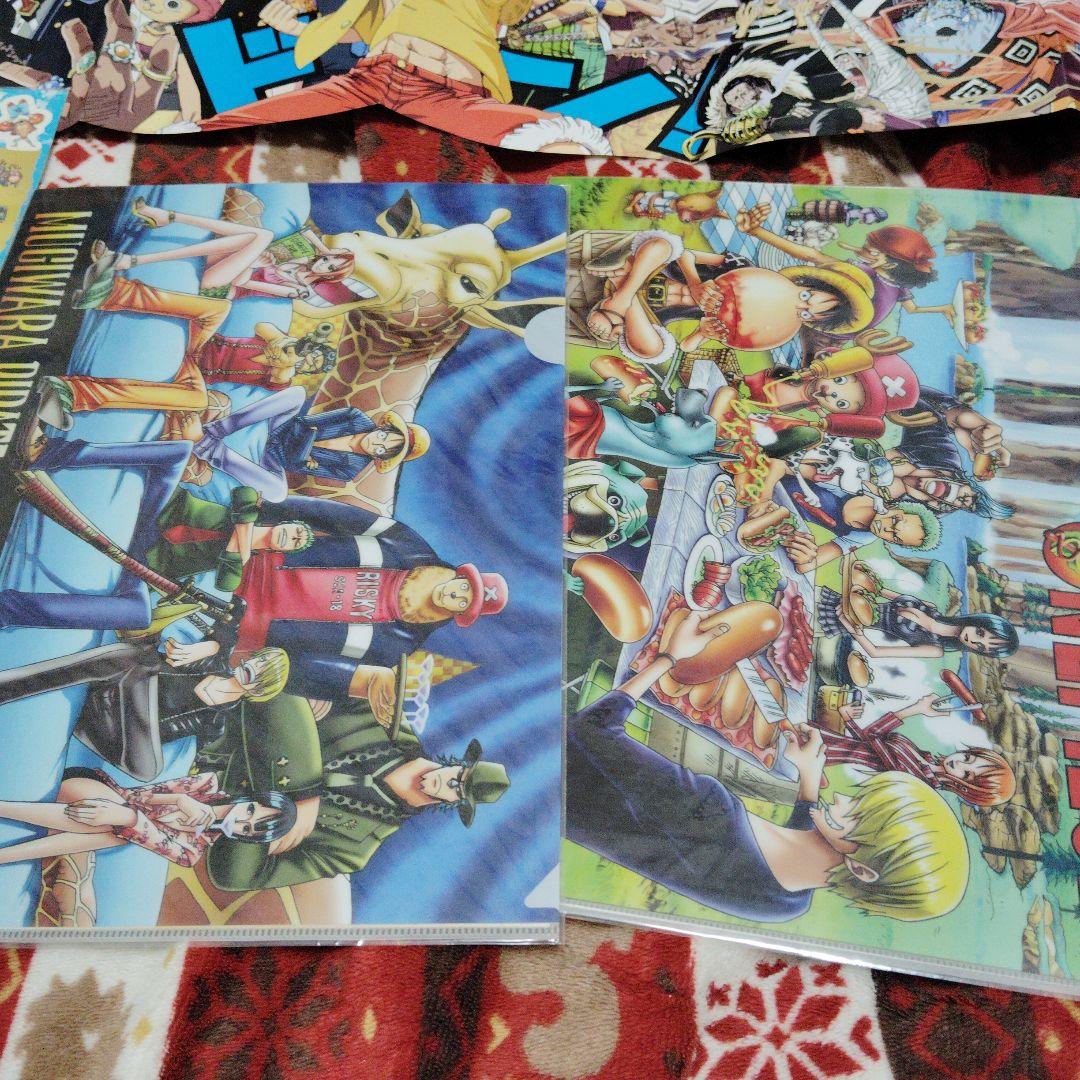 激レアONE PIECE ローソンオリジナルクリアファイル＆ポスターセット非売品