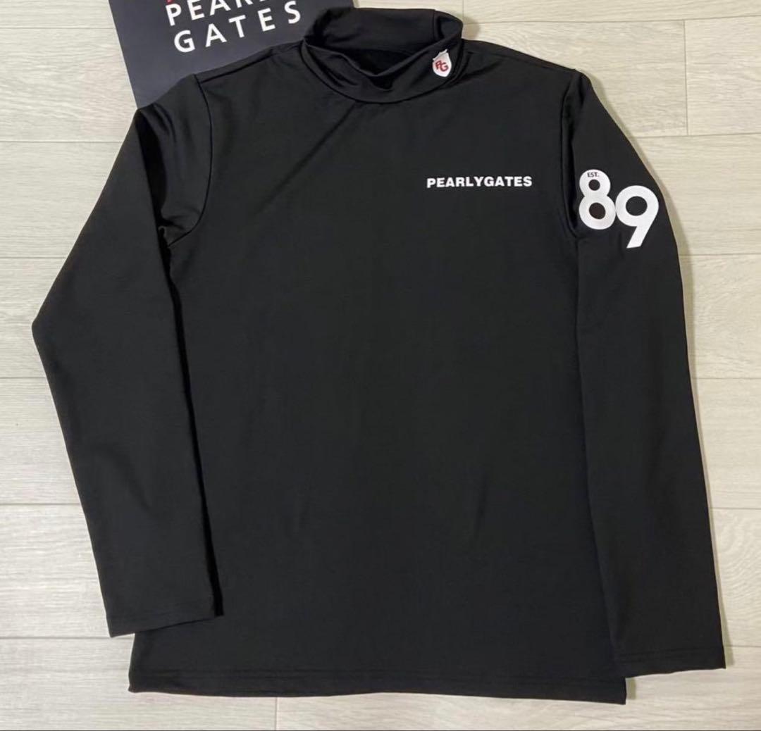 PEARLY GATES ブラック長袖シャツ XL