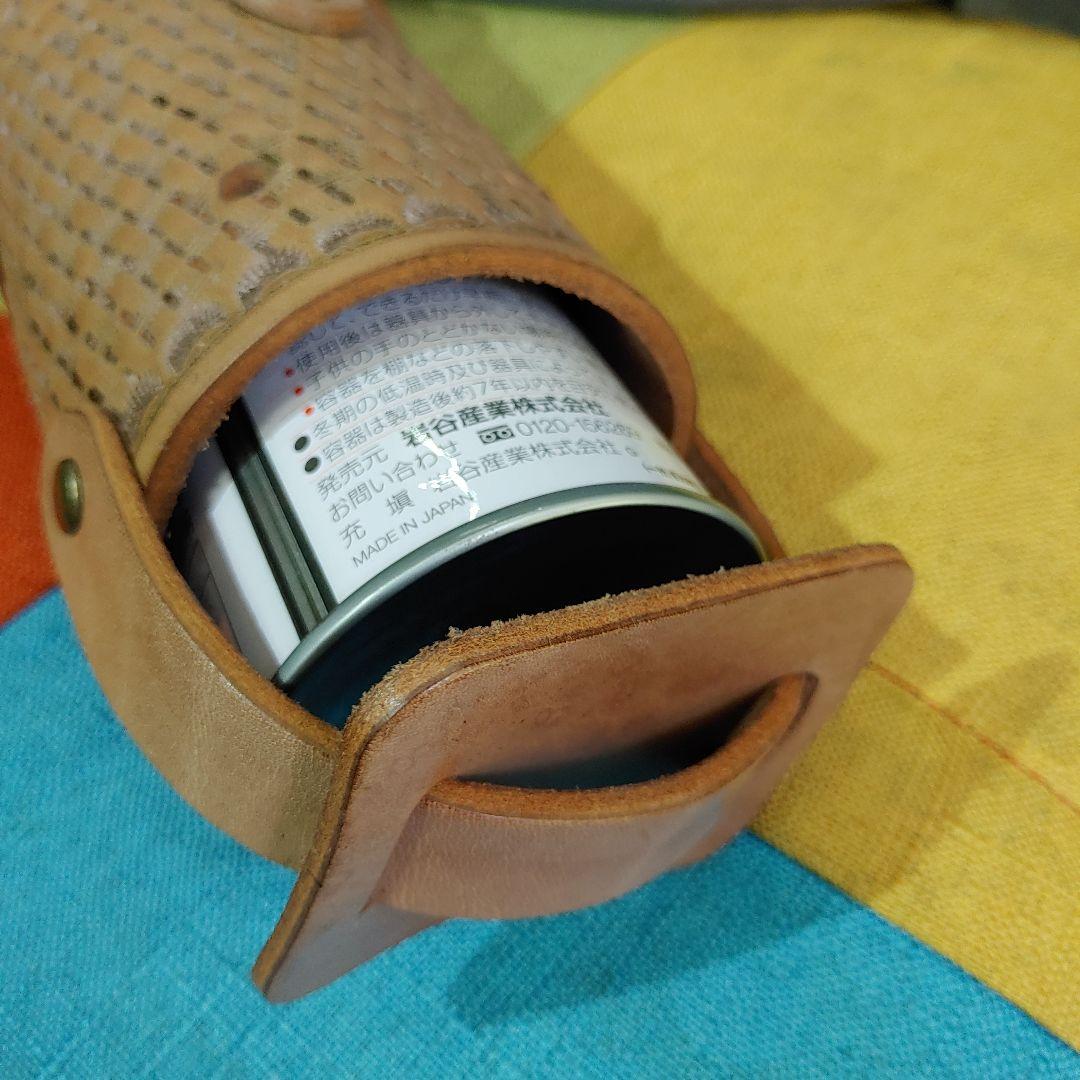 カセットガスホルダー　極厚牛革