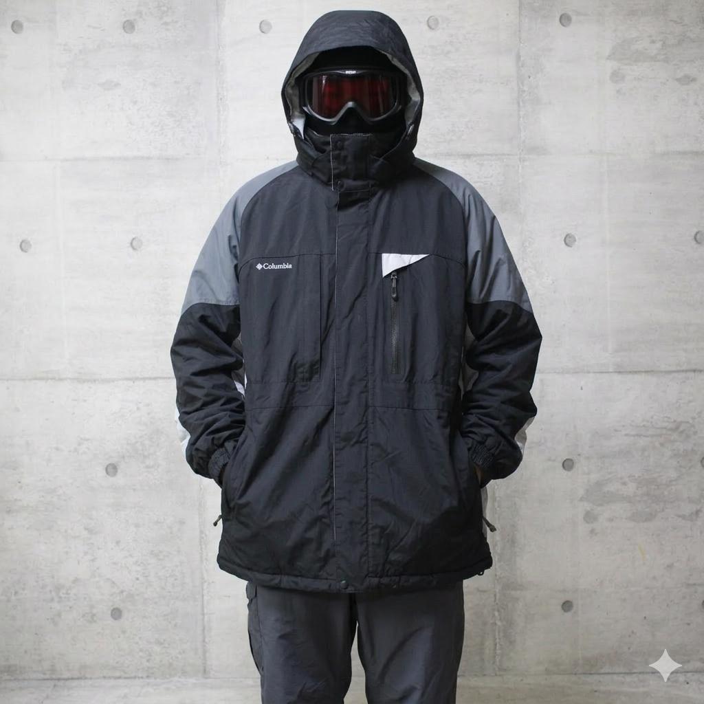 【美品 極暖 中綿】ビッグシルエット【2XL】Columbia スノージャケット