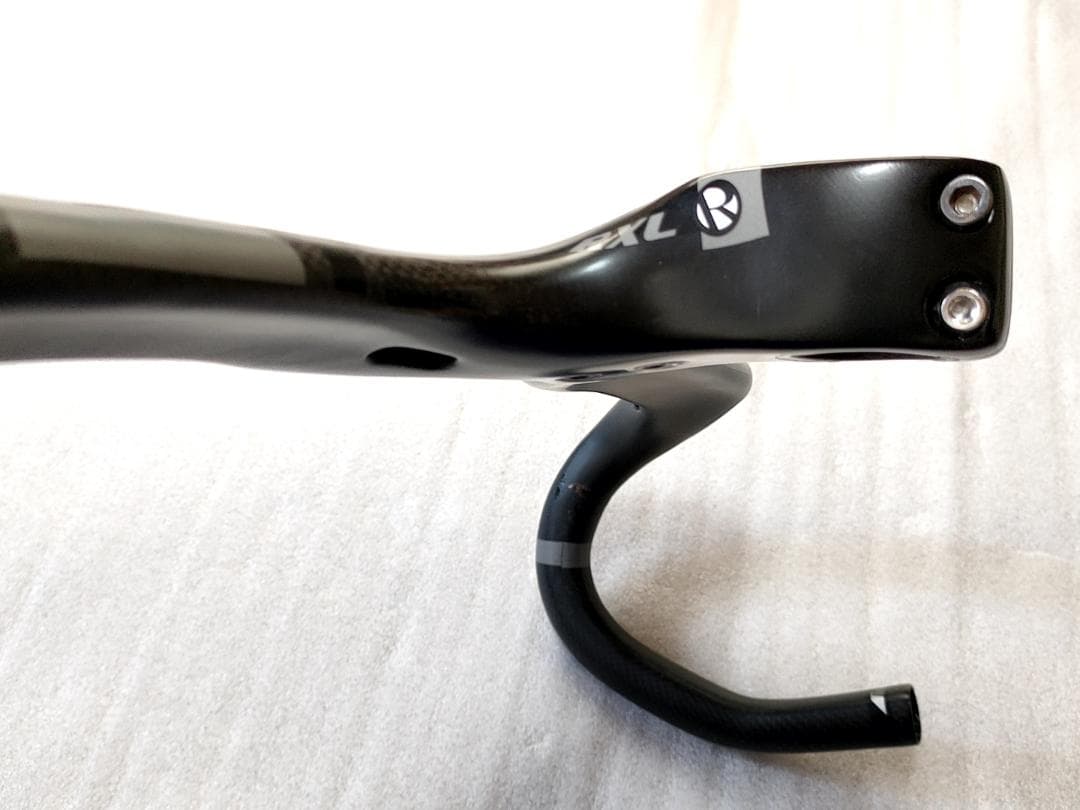 超軽量 ステム一体型 フルカーボンドロップハンドル セット 自転車パーツ 部品