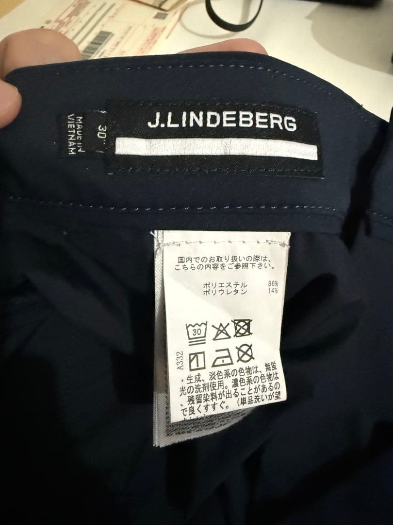 J.LINDEBERG ネイビー ショートパンツ