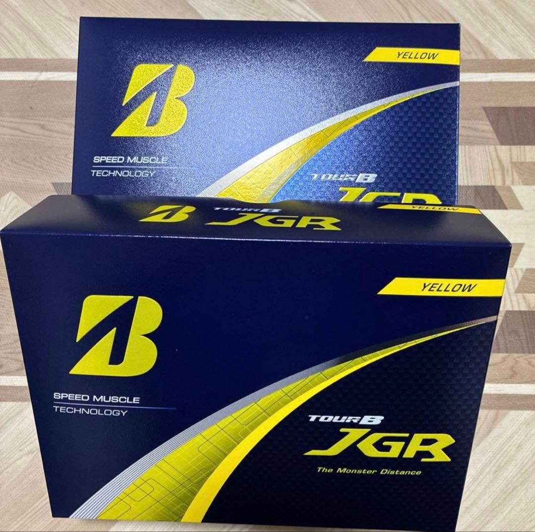 BRIDGESTONE TOUR B JGR イエロー 12個入り2ダースセット