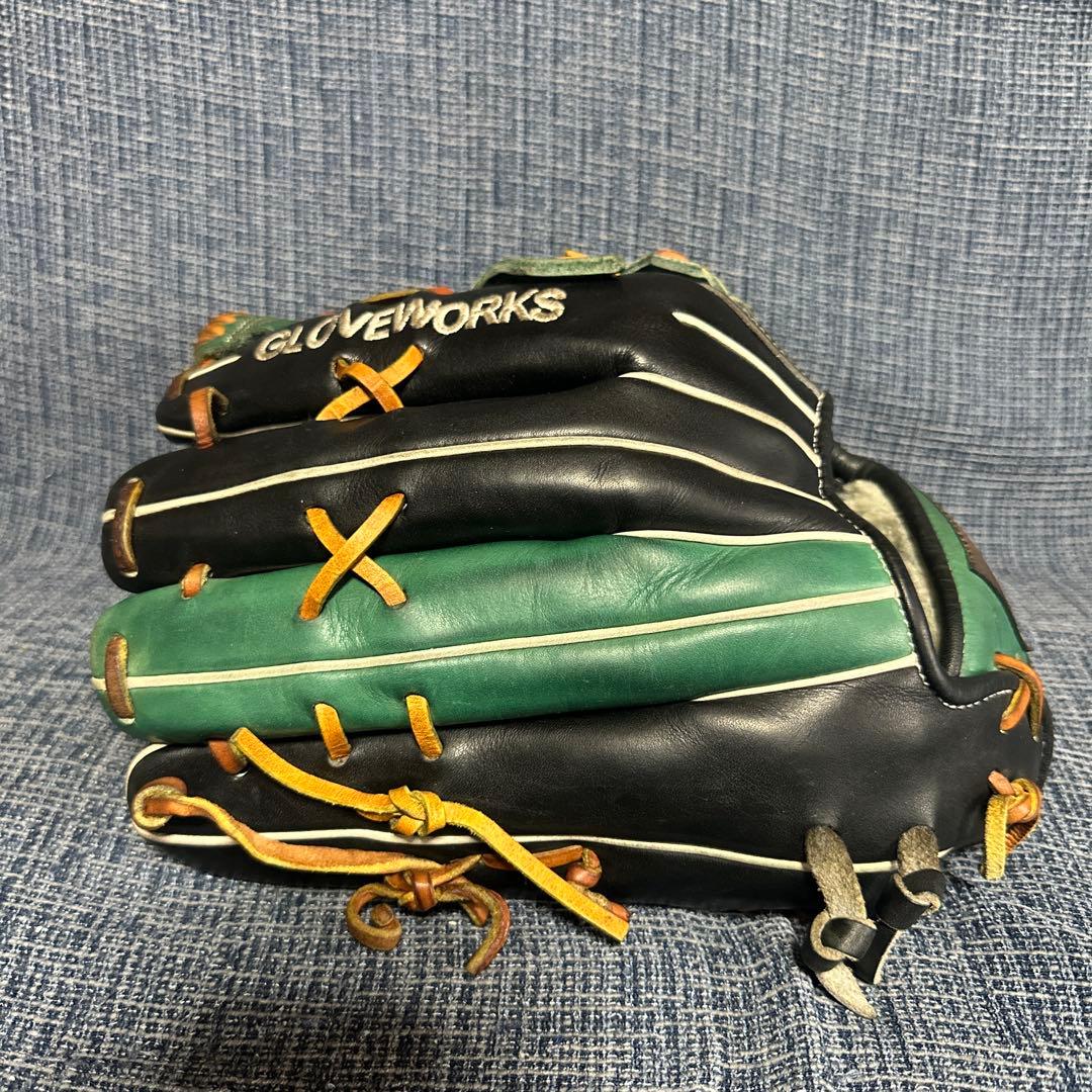【中古】グラブワークス オーダー プロステアハイド 外野手用