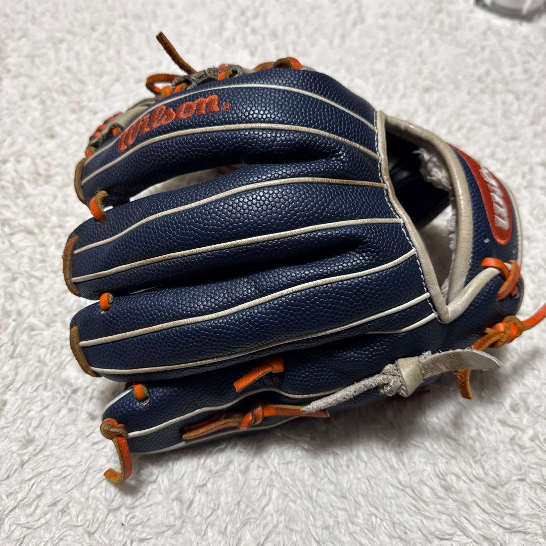 Wilson 軟式グローブ 86型ネイビー/グレー