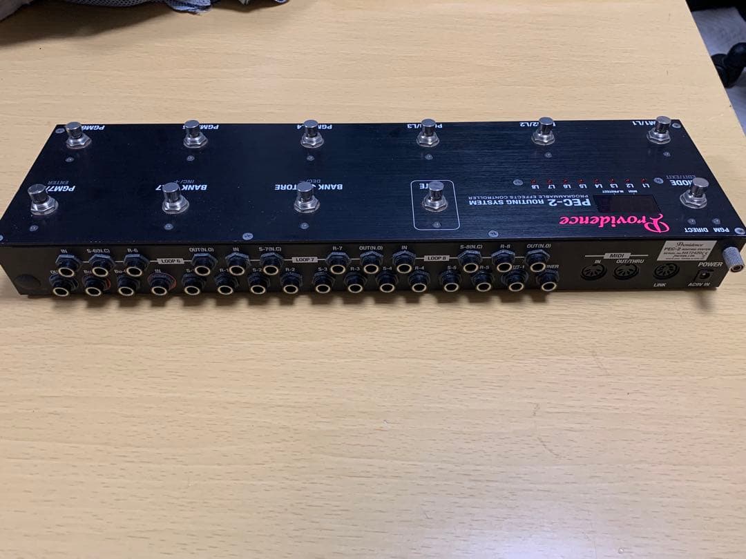 Providence PEC-2 プログラムスイッチャー パッチケーブル8本付