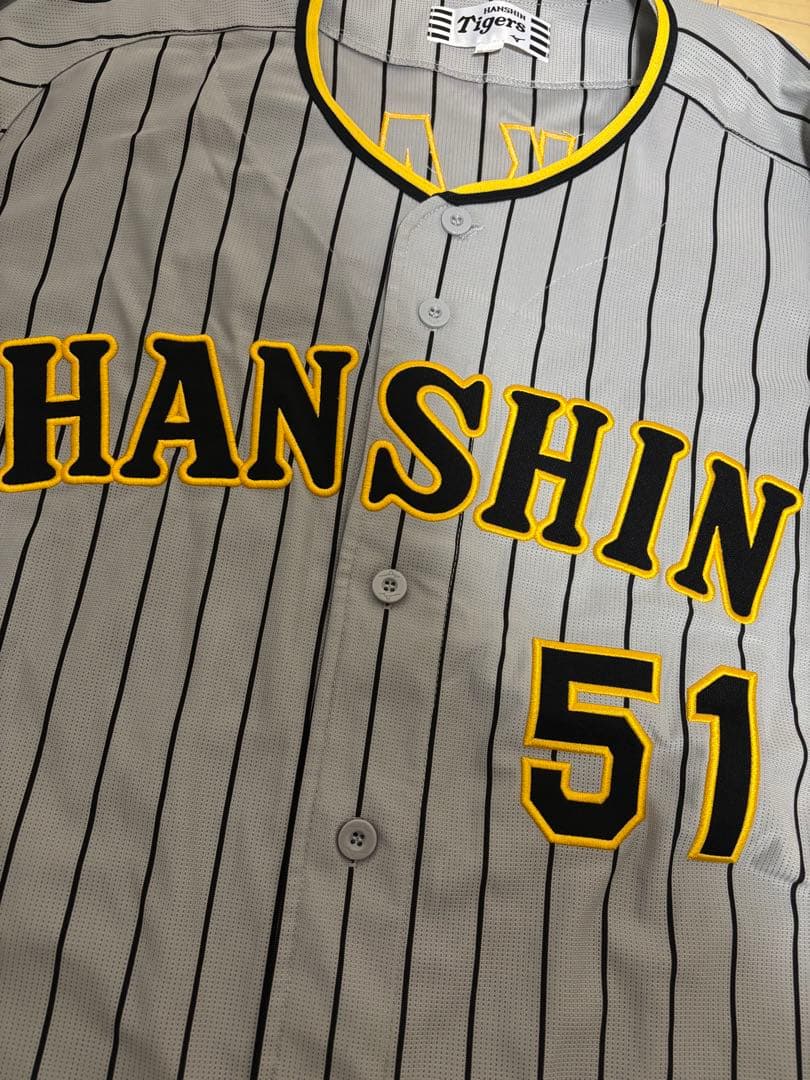 阪神タイガース 中野拓夢 ユニフォーム ビジター O XL
