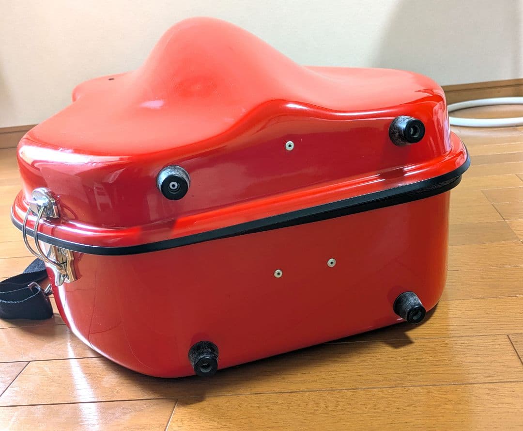 GEWAゲバ チェロハードケース オレンジレッド（バーミリオン)5.1kg