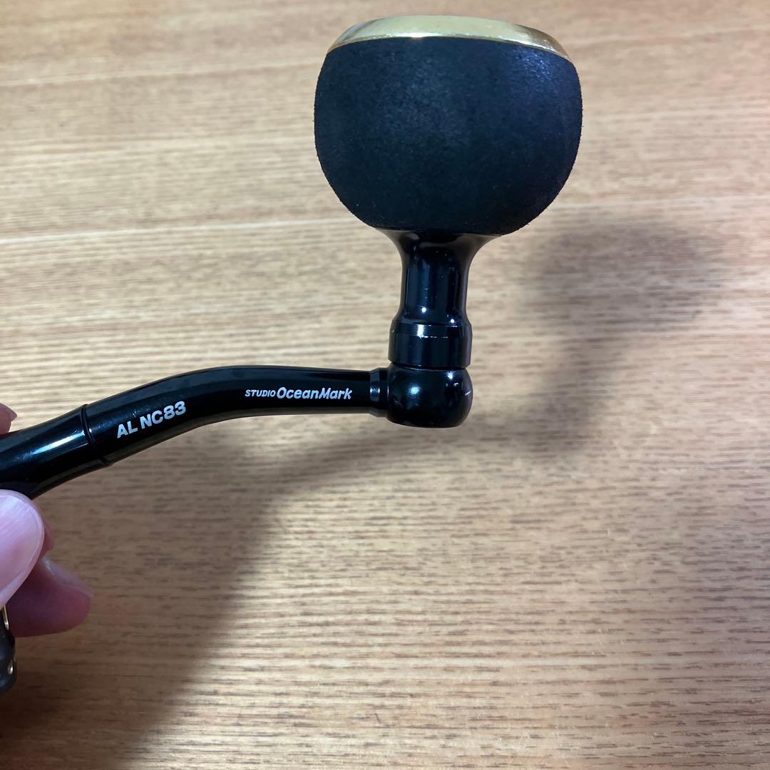 美品　スタジオ　オーシャン　マーク　シマノ　右巻き　AL NC 83 ハンドル