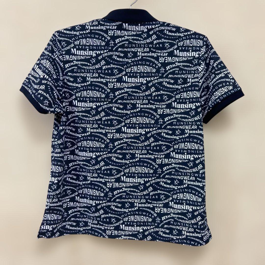 Munsingwear レディスネイビー ロゴポロシャツLL