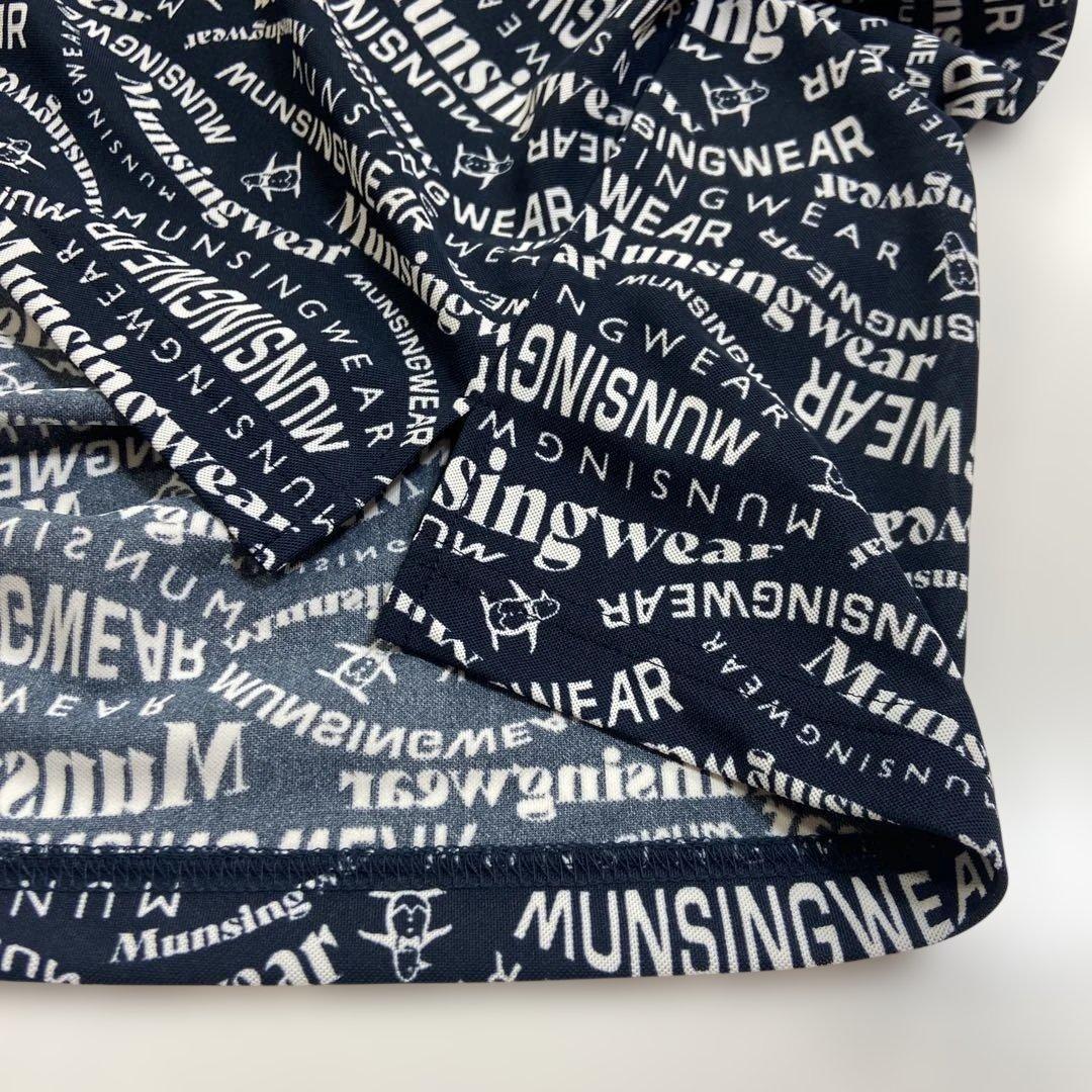 Munsingwear レディスネイビー ロゴポロシャツLL
