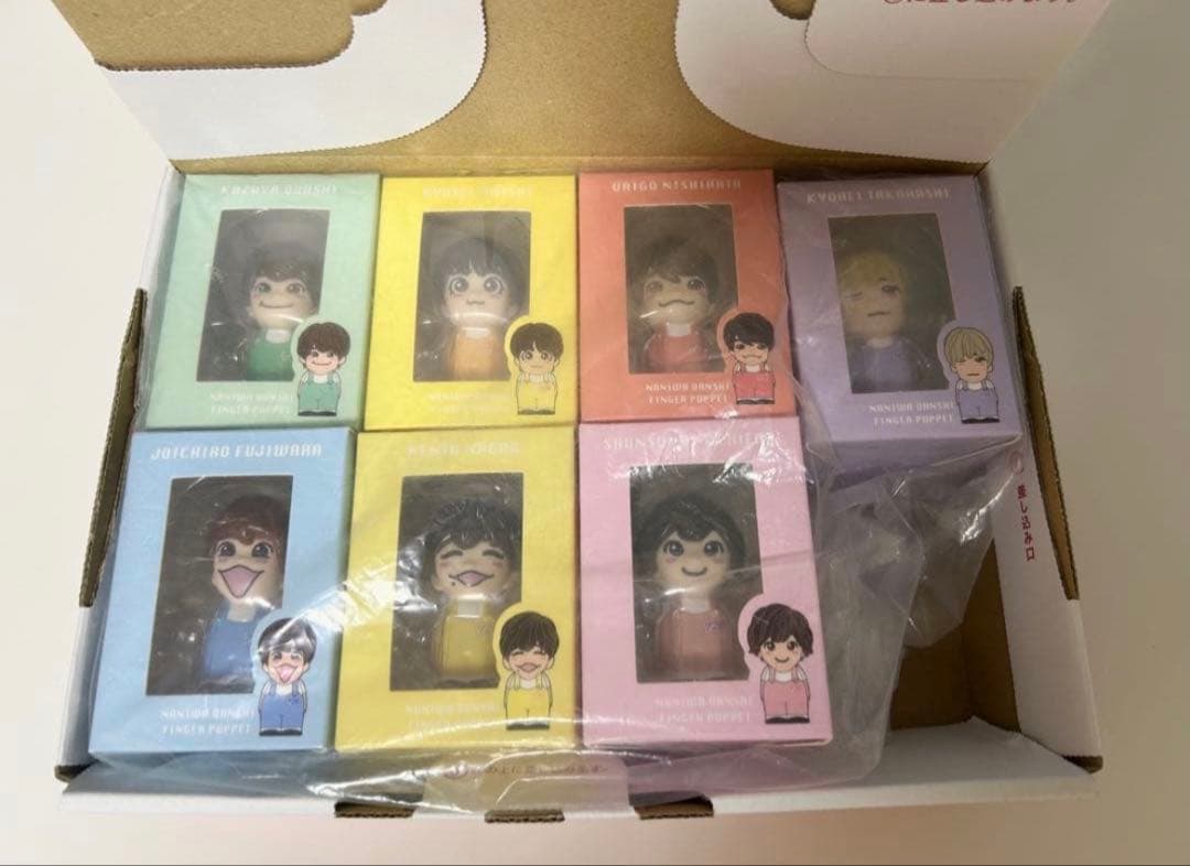 なにわ男子+Alpha オフィシャルグッズ 指人形7体　銀テープ3本付き
