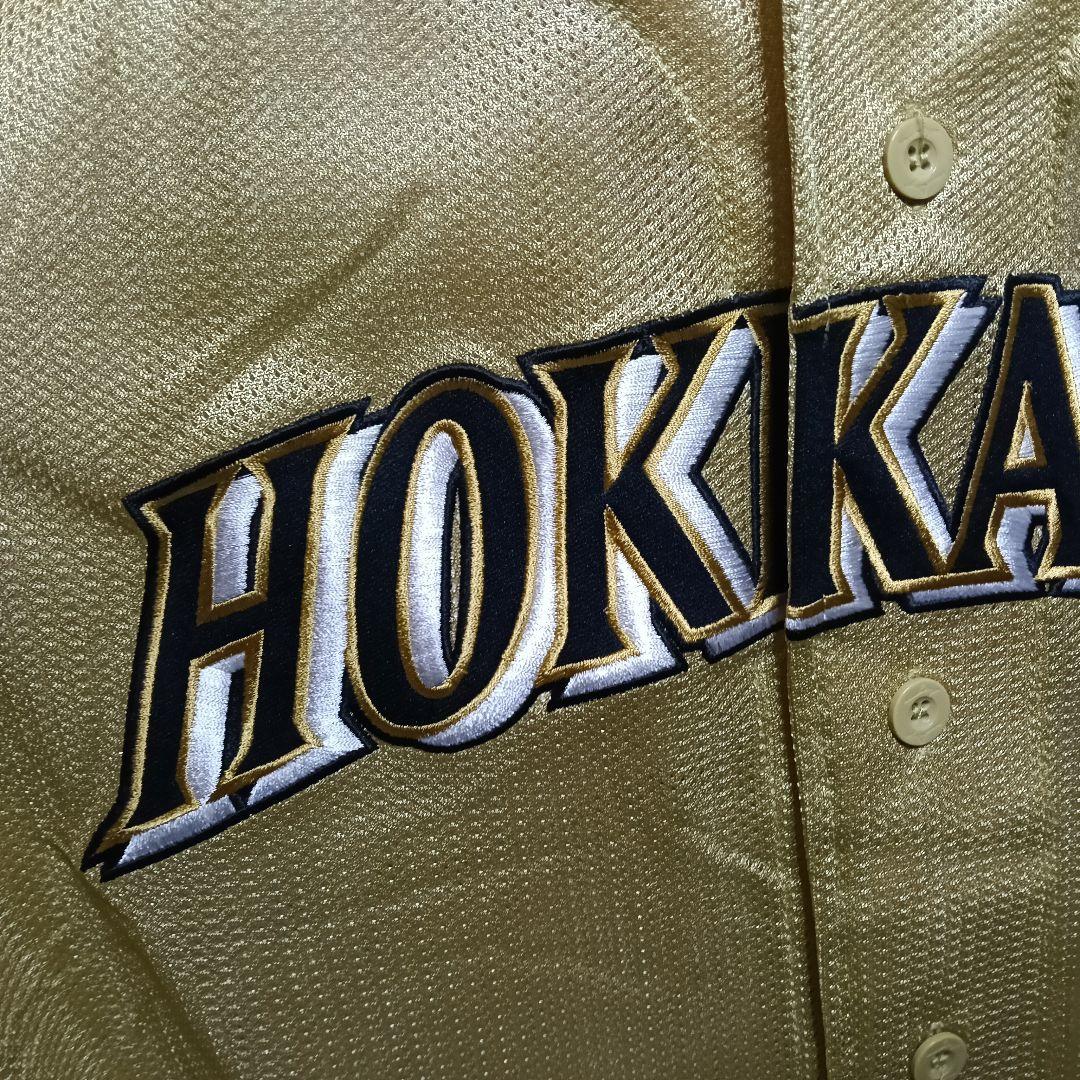 【新品タグ付き！】 日本ハム WLH2010ゴールド刺繍ユニフォーム ／M