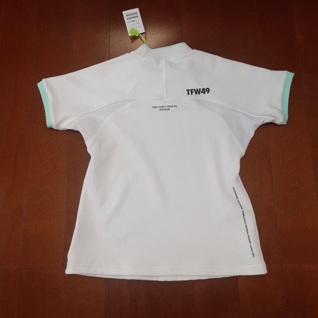 新品　TFW49　レディース 　モックネックシャツ 　ホワイトM