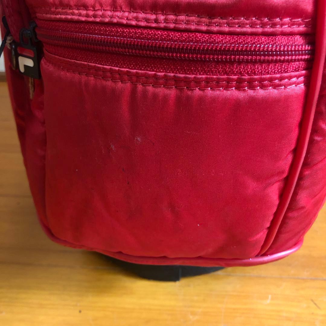 FILA フィラ キャディバック レッド フード付き 2.6kg
