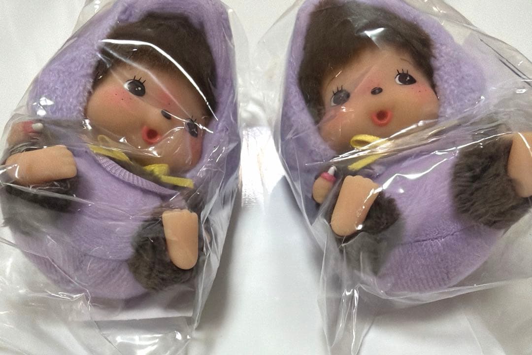 あにまるベビチッチ♡SS顔でかキーチェーン　ねこ 2点
