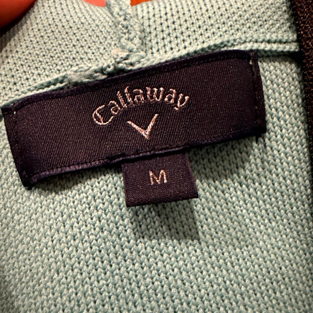 Callaway 新品　ターコイズ　トップス　トレーナー　フード付き
